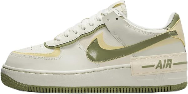 Nike Air Force 1 Shadow Women's Shoes (FN6335-101, Sail/Alabaster/Pale Ivory/Oil Green)