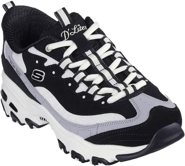 Skechers Women's D'Lites-Smooth Nostalgia, Hands Free Slip-ins Sneaker