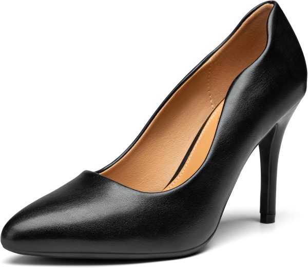 Trary Women’s High Heel Dress Pump Pointed Toe Shoe Classic Office Special Dressy Casua Wedding Pump Shoes