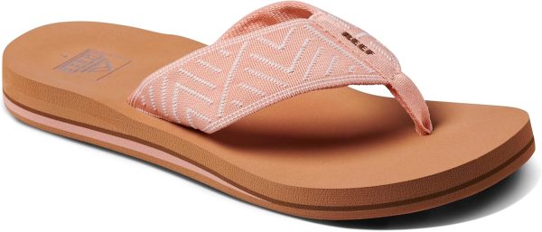 REEF Spring Woven Women's Beach Flip Flop, Soft Woven Strap & Cushion Footbed