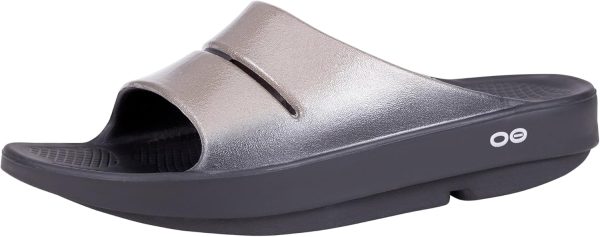 OOFOS OOahh Luxe Recovery Slide, Latte - Women’s Size 11