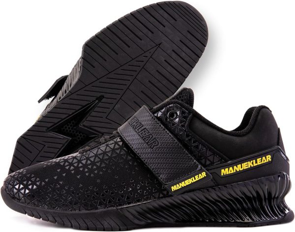 MANUEKLEAR Deadlift Shoes, Strong Anti-Slip Lifting Shoes for Men, Professional Training Weightlifting Shoes for Men and Women, Squat Shoes for Powerlifting with Rubber Non-Slip Sole