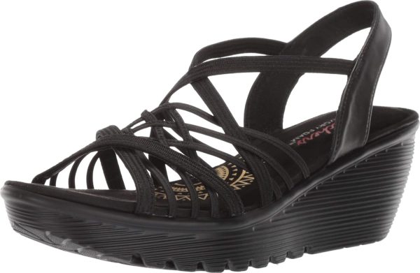 Skechers Women's Parallel - Crossed Wires - Multi Gore Slingback Sandal