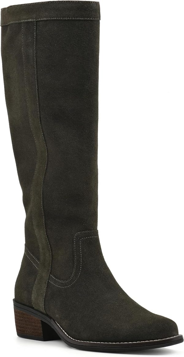 WHITE MOUNTAIN Women's Shoes Altitude Stack-Heeled Tall Boot