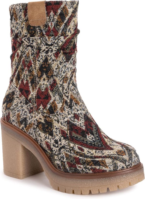 MUK LUKS Women's Riser Pop Boots